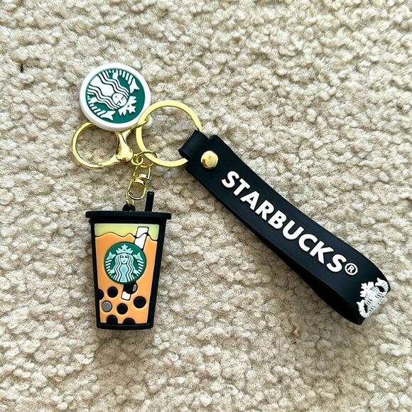 Starbucks Bearista Bubble Tea Keychain Bag Charm - Picture 2 of 6
